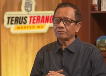 Mahfud MD dalam program acaranya bertajuk Terus Terang