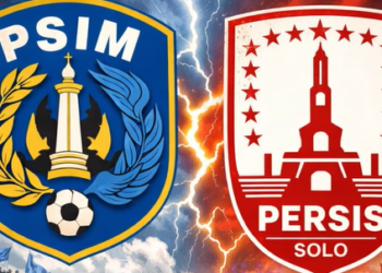 logo PSIM Yogyakarta dan Persis Solo. Dua tim trah Mataram tersebut dalam lima laga terakhir urung meraih kemenangan