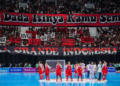 Timnas Futsal Indonesia usai menorehkan sejarah tembus final Piala Asia 2026