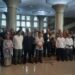 Para guru besar Universitas Gadjah Mada menyampaikan sikapndi tengah kondisi globalnyang memanas dan serta masukan kepada pemerintah di Balairung, Karangmalang, Caturtunggal, Depok, Sleman, DIY, Senin (2/3/2026).