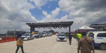 Gerbang Tol Prambanan masih belum dimanfaatkan secara maksimal oleh pengendara selama libur lebaran 2026