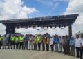 Persiapan pembukaan fungsional Tol Jogja-Solo segmen Purwomartani-Prambanan, Rabu (11/3/2026). (Hadid Pangestu)