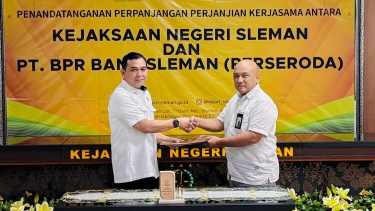 Perkuat Tata Kelola dan Bantuan Hukum, Bank Sleman Perpanjang MoU dengan Kejaksaan