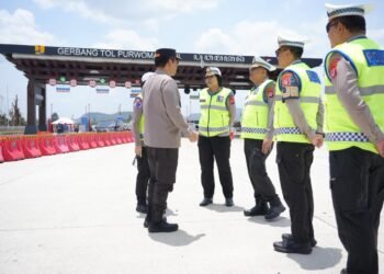 Wakapolda DIY Tinjau Kesiapan Gerbang Tol Purwomartani Jelang Arus Mudik Lebaran