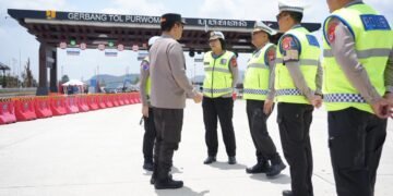 Wakapolda DIY Tinjau Kesiapan Gerbang Tol Purwomartani Jelang Arus Mudik Lebaran