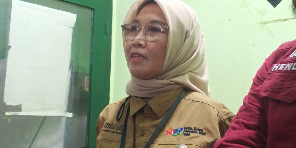 Kepala Dinas Perindustrian dan Perdagangan (Disperindag) DIY, Yuna Pancawati, saat ditemui Senin (9/3/2026).
