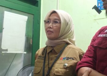 Kepala Dinas Perindustrian dan Perdagangan (Disperindag) DIY, Yuna Pancawati, saat ditemui Senin (9/3/2026).