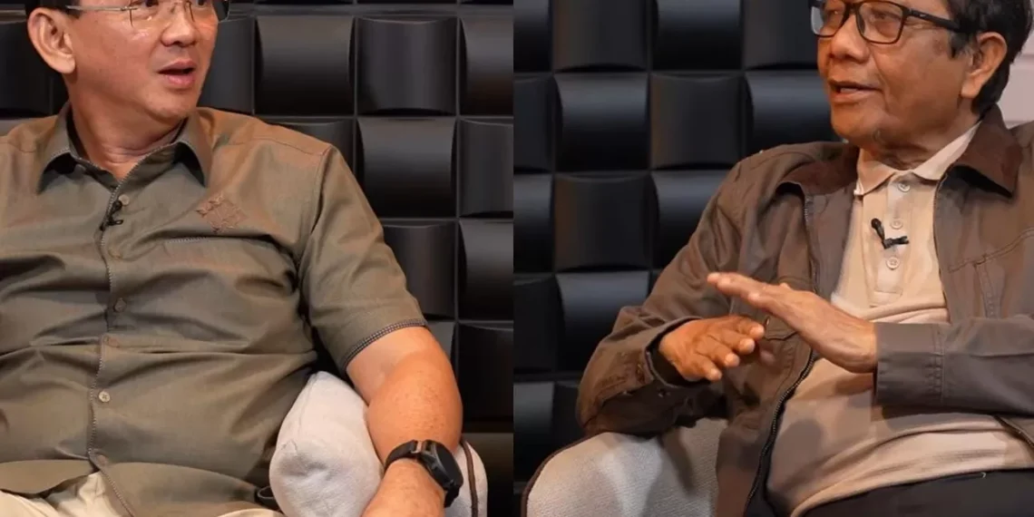 Ahok dan Mahfud MD blak-blakan soal kondisi korupsi di Indonesia.