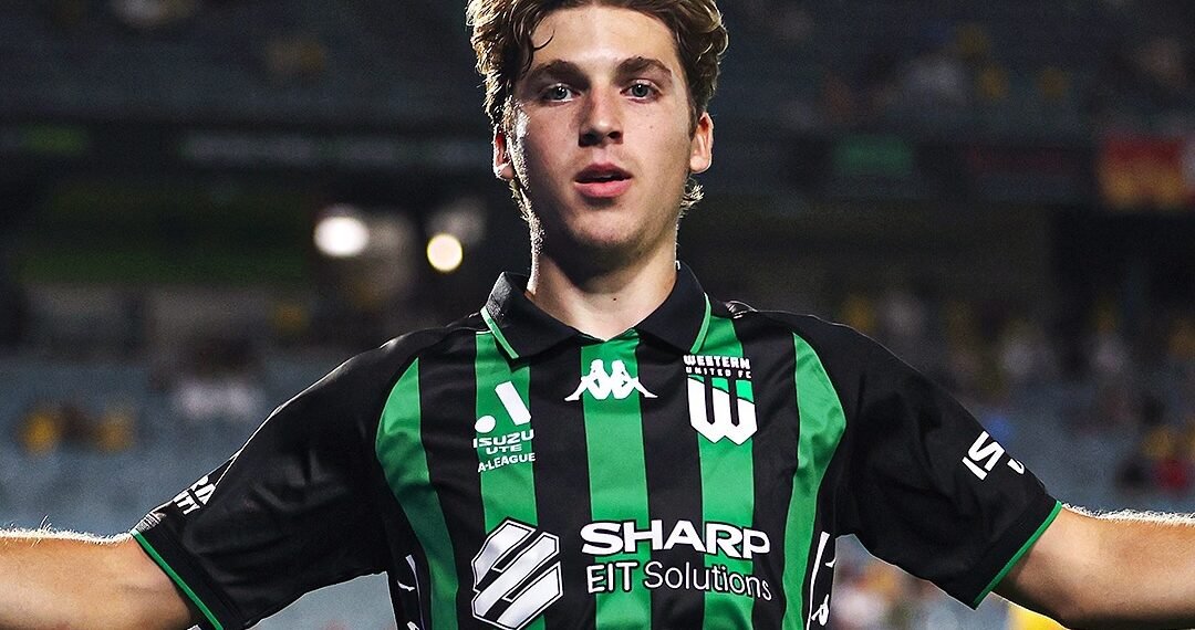 Luke Vickery saat masih membela Western United FC di A-League.