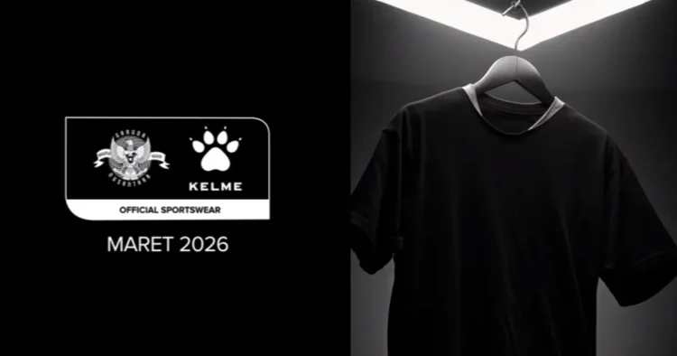 Apparel Timnas Indonesia, Kelme, memperlihatkan konsep jersey.