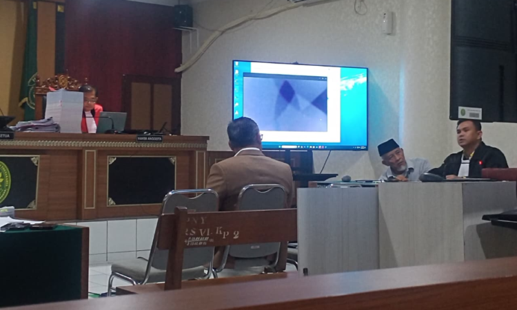 Sidang lanjutan perkara dugaan korupsi dana hibah pariwisata Kabupaten Sleman yang digelar di Pengadilan Tipikor PN Yogyakarta, Rabu (4/3/2025)