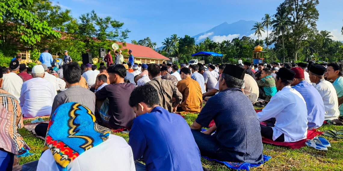 Ilustrasi salat idulfitri