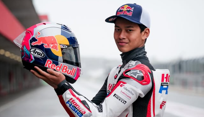 pebalap asal Gunungkidul Veda Ega Pratama ukir sejarah dengan masuk dalam jajaran pebalap elite Red Bull
