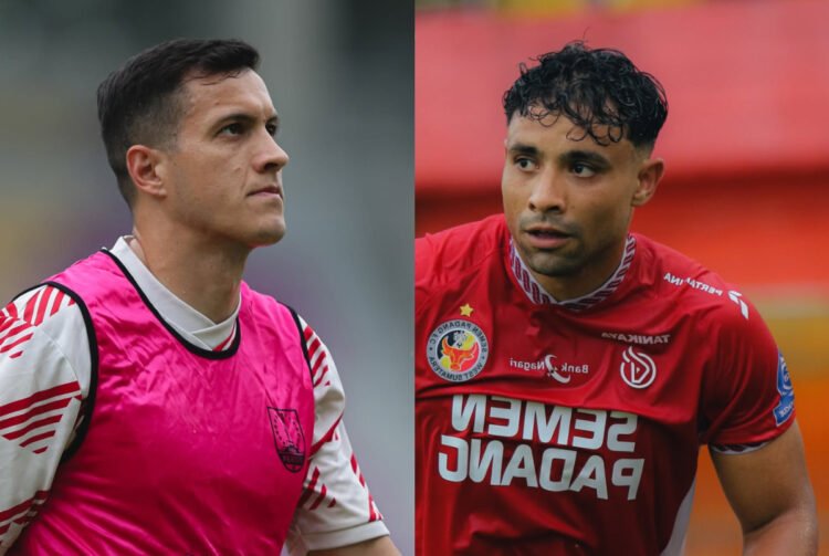 Kolase pemain Persis Solo dan Semen Padang yang bakal berjuang mati-matian demi terlepas dari zona degradasi Super League musim ini