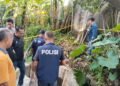 Suasana olah Tempat Kejadian Perkara di lokasi pemuan mayat di saluran irigasi wilayah Harjobinangun, Pakem, Sleman, DIY, Senin pagi (20/4/2026). (Polresta Sleman)