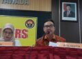 Wali Kota Yogyakarta, Hasto Wardoyo, menyebut 33 daycare belum berizin saat konferensi pers di Mapolresta Yogyakarta, Senin (28/4/2026).