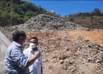 Kondisi Tempat Pembuangan Akhir (TPA) Piyungan, Bantul saat beberapa waktu lalu ditinjau sejumlah anggota DPRD DIY