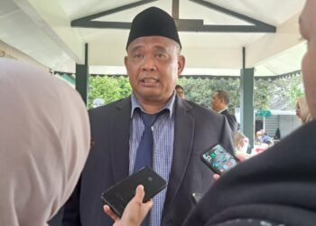 Bupati Sleman Harda Kiswaya memberi keterangan kepada pers terkait penerapan WFH pada hari Jumat (3/4/2026), Kamis (2/4/2026)