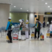 Calon jemaah haji asal DIY mulai diberangkatkan ke Tanah Suci lewat Embarkasi Bandara YIA, Kulon Progo, Selasa (21/4/2026).