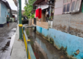 Suasana Kali Belik di Kampung Iromejan, Kelurahan Klitren, Kemantren Gondokusuman, Kota Yogyakarta, pada Jumat (10/4/2026).