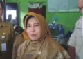 Panewu Mlati Dyah Purwanti saat diwawancarai terkait keracunan di Padukuhan Toragan, Senin (4/5/2026).