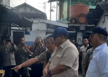 Wakil Menteri Perumahan dan Kawasan Permukiman (PKP) RI Fahri Hamzah melakukan pemantaun Kampung Lampion, Kotabaru, Kota Yogyakarta, DIY, Jumat (29/5/2026).