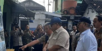 Wakil Menteri Perumahan dan Kawasan Permukiman (PKP) RI Fahri Hamzah melakukan pemantaun Kampung Lampion, Kotabaru, Kota Yogyakarta, DIY, Jumat (29/5/2026).