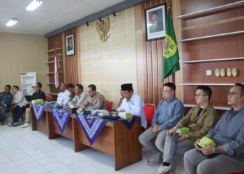 Mediasi antara perwakilan Gereja Misi Sejahtera (GMS) dan Front Jihad Islam (FJI) oleh Pemerintah Kabupaten (Pemkab) Bantul dan Poldq DIY, Senin (26/5/2026). (Polda DIY).