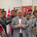 Kepala Perwakilan Konsulat Jenderal RI di Istanbul, Darianto Harsono, bersama 9 WNI relawan Flotilla.