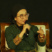 Sastrawan dan sosiolog, Okky Madasari, berbicara tentang praktik militerisme pada sejumlah aspek di ranah sipil dalam acara "Terus Terang Goes to Campus UII Yogyakarta #1".