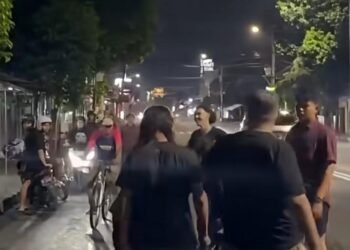 Penganiayaan di Jalan Hos Cokroaminoto, Tegalrejo, Kota Yogyakarta, Sabtu (16/5/2026) dini hari.