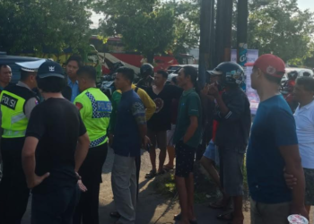 Kondisi usai kecelakaan beruntun di Jalan Jogja-Solo, Maguwoharjo, Depok, Sleman, DIY, Kamis (7/5/2026). (Polresta Sleman).