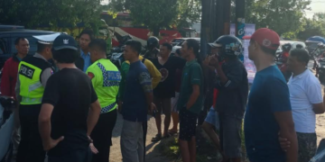 Kondisi usai kecelakaan beruntun di Jalan Jogja-Solo, Maguwoharjo, Depok, Sleman, DIY, Kamis (7/5/2026). (Polresta Sleman).