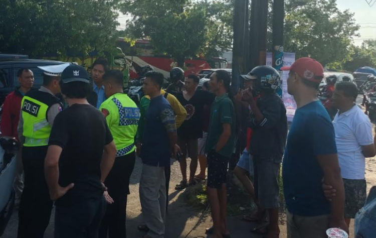 Kondisi usai kecelakaan beruntun di Jalan Jogja-Solo, Maguwoharjo, Depok, Sleman, DIY, Kamis (7/5/2026). (Polresta Sleman).