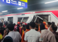 Kecelakaan kereta KA Argo Bromo Anggrek dengan KRL di Stasiun Bekasi bermula dari masalah di perlintasan sebidang, Senin (27/4/2026). Peneliti PUSTRAL UGM mendorong agar perlintasan tersebut dihapus apalagi tak sesuai regulasi.