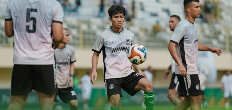 Para penggawa PSS Sleman berlatih mempersiapkan laga final Championship menghadapi Garudayaksa yang akan dihelat di Stadion Maguwoharjo, Sabtu (9/5/2026)