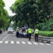 Sejumlah petugas polisi melakukan pengamanan di kawasan Mandala Krida usai terjadi tawuran antarpelajar, Selasa (5/5/2026)