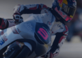 Pebalap Veda Ega Pratama saat melakukan sesi latihan jelang Moto3 seri Prancis 2026