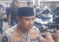Kabid Humas Polda DIY, Kombes Pol Ihsan, saat diwawancarai terkait pembubaran jemaah Gereja Misi Sejahtera (GMS) Bantul, Selasa (2/6/2026).