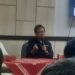 Dosen Departemen Teknik Universitas Gadjah Mada (UGM) Sarju Winardi saat menyampaikan paparanya terkait kebakaran misterius di sebuah rumah di Padukuhan Kasuran, Margomulyo, Seyegan, Sleman, Kamis (4/6/2026).