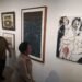 Presiden ke-5 Republik Indonesia sekaligus Ketua Umum Partai Persatuan Demokrasi Indonesia (PDI) Perjuangan, Megawati Soekarno Putri, saat menghadiri pameran 'Mata Hati Soekarno' di Le Gareca Space, Kapanewon Kasihan, Kabupaten Bantul, pada Sabtu (6/6/2026).