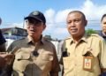 Wali Kota Yogyakarta Hasto Wardoyo dan Kepala Diskominfo Kota Yogyakarta, Ignatius Trihastono memberi keterangan terkait program ducting kabel fiber optik, Senin (15/6/2026).