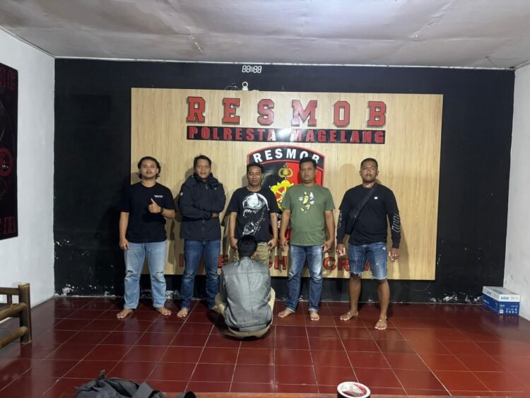Polsek Bambanglipuro mengamankan pelaku penipuan pembelian sapi di Kaliangkrik, Magelang.