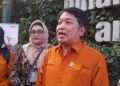 Wakil Kepala BPS RI, Sonny Harry Budiutomo, saat ditemui di Teras Malioboro 1, Kota Yogyakarta, pada Kamis (18/6/2026).