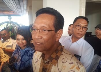 Gubernur DIY, Sri Sultan Hamengku Buwono X, saat ditemui di Hotel De Djokja Kota Yogyakarta, pada Rabu (3/6/2026).
