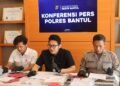 Jumpa pers kasus korupsi penyaluran Kredit Usaha Rakyat (KUR) di BRI Sanden, Kamis (25/6/2026). (POLRES Bantul)