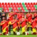 Para pemain Timnas Mozambik saat menjalani latihan di ajang Piala Afrika 2025.
