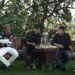 Kepala Bagian Hukum Setda Sleman Hendra Adi Riyanto berdiskusi bersama Sekretaris Komisi C DPRD Sleman Untung Basuki Rachmad dalam acara SEMEJA