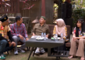 Kepala Disperindag Sleman Dwi Wulandari bersama Sekretaris Komisi C DPRD Sleman Untung Basuki Rachmad berbincang dalam SEMEJA mengenai UMKM naik kelas
