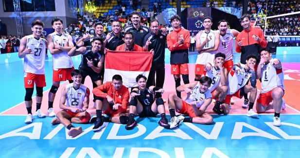 Timnas voli putra Indonesia mengukir sejarah usai menjuarai gelaran AVC Men's Cup 2026